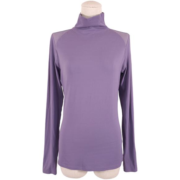 Lululemon Ethereal Mock Neck Purple Quartz Sz 8 - Picture 1 of 6